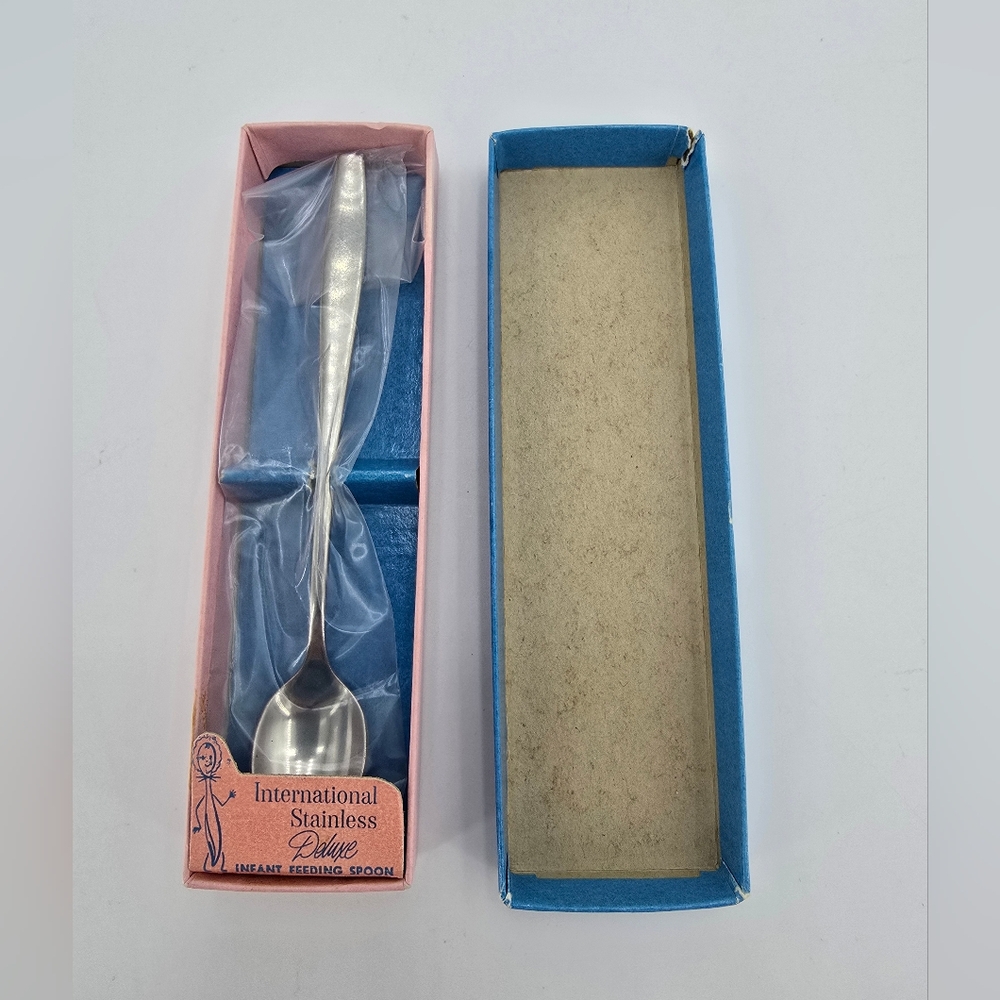 Vintage International Stainless Deluxe Infant Feeding Spoon